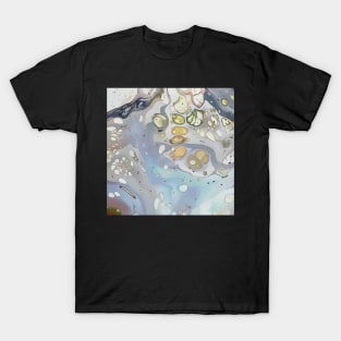 Oil Spill,  Acrylic Organic Textures - WelshDesignsTP001 T-Shirt